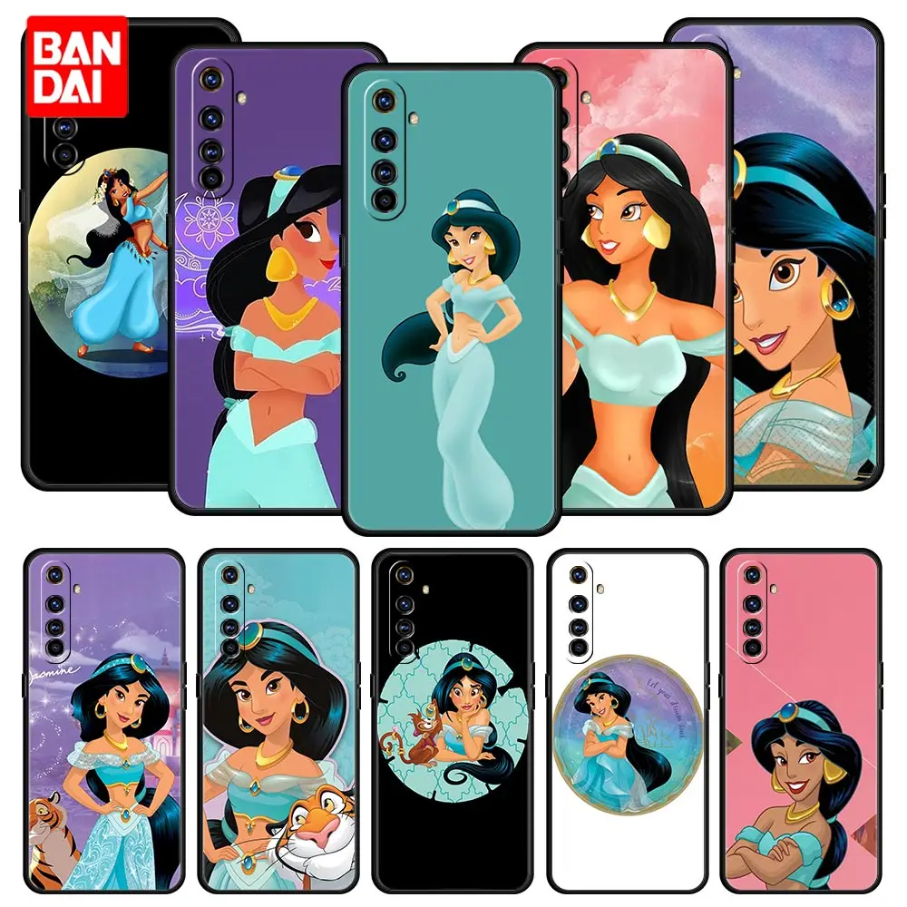 

Aladdin Jasmine Princess Case for Oppo Realme C21 C21Y C11 C15 C25 C3 C20 Narzo30A 5 6 7 7i 8i 8 Pro Silicone Funda Black Luxury