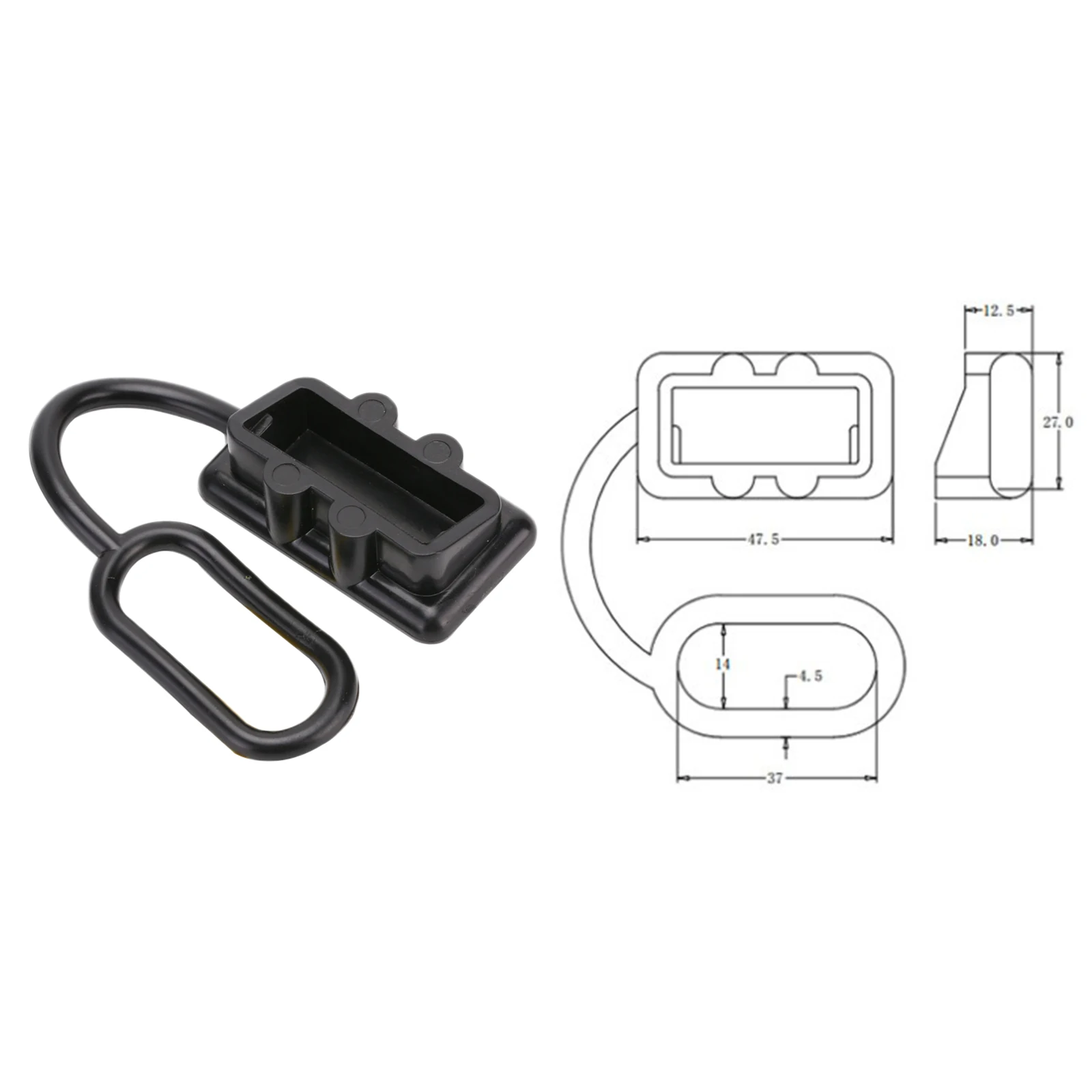 

4Pcs/Set Dust Cap For Anderson Plug Cover Connectors 50Amp Battery Connector Kit Charging Car Accessories High Quality