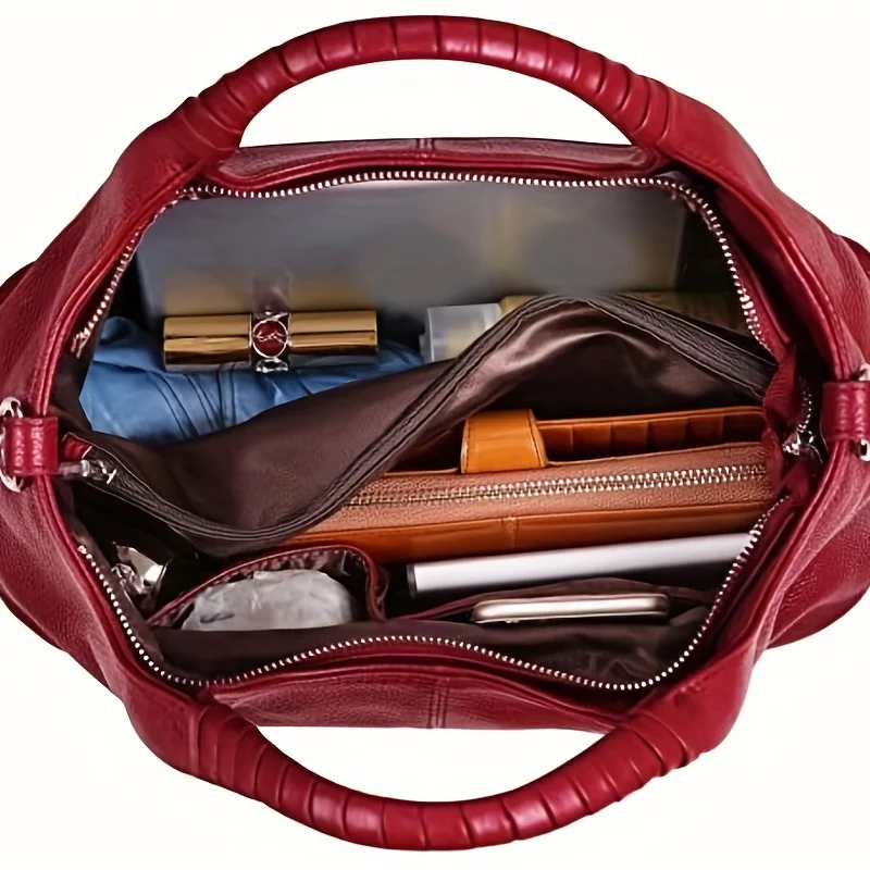 Винтажная Сумка-тоут с верхней ручкой ретро Большая вместительная сумка через