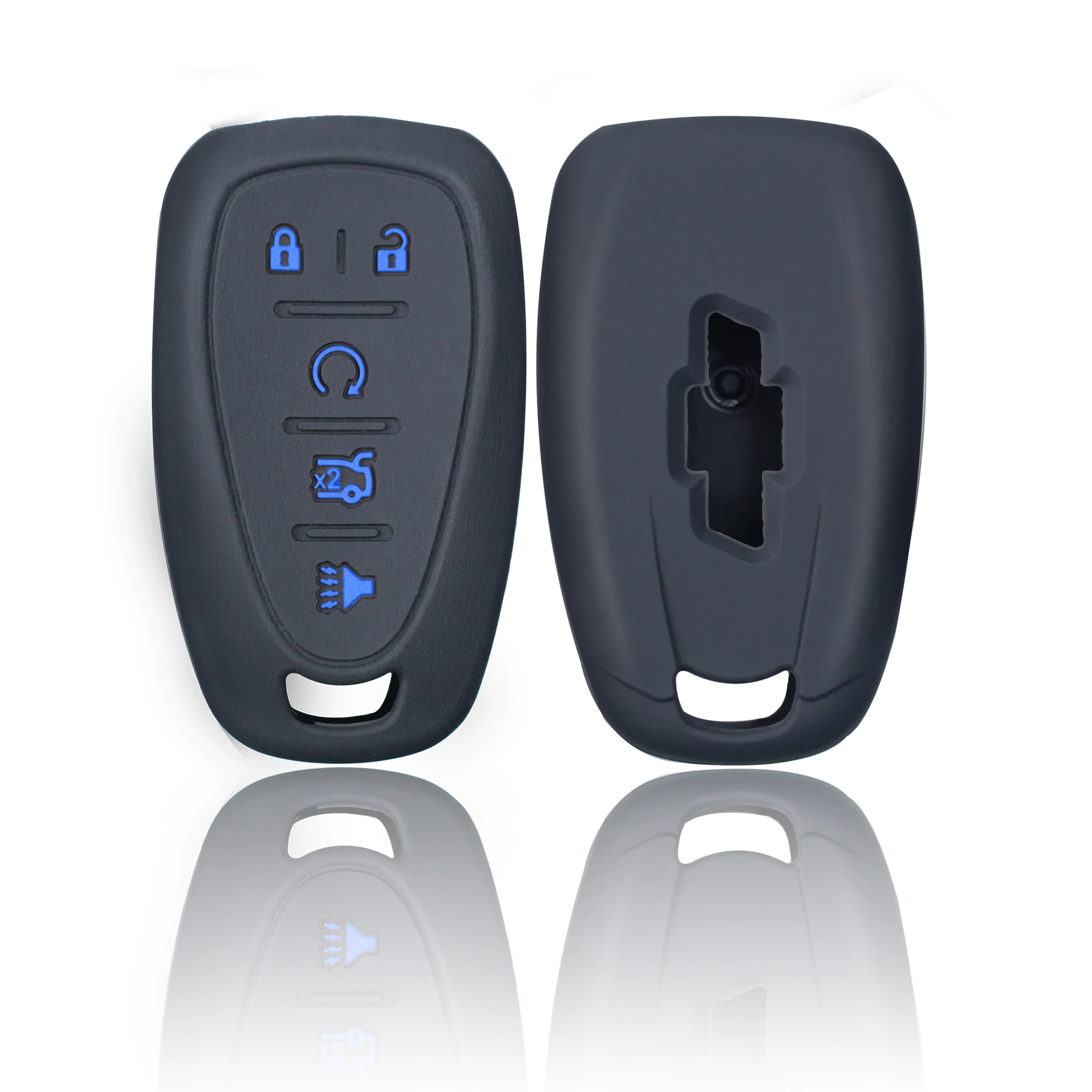 Силиконовый набор автомобильных дистанционных ключей для Chevrolet Camaro Malibu Cruze Equinox