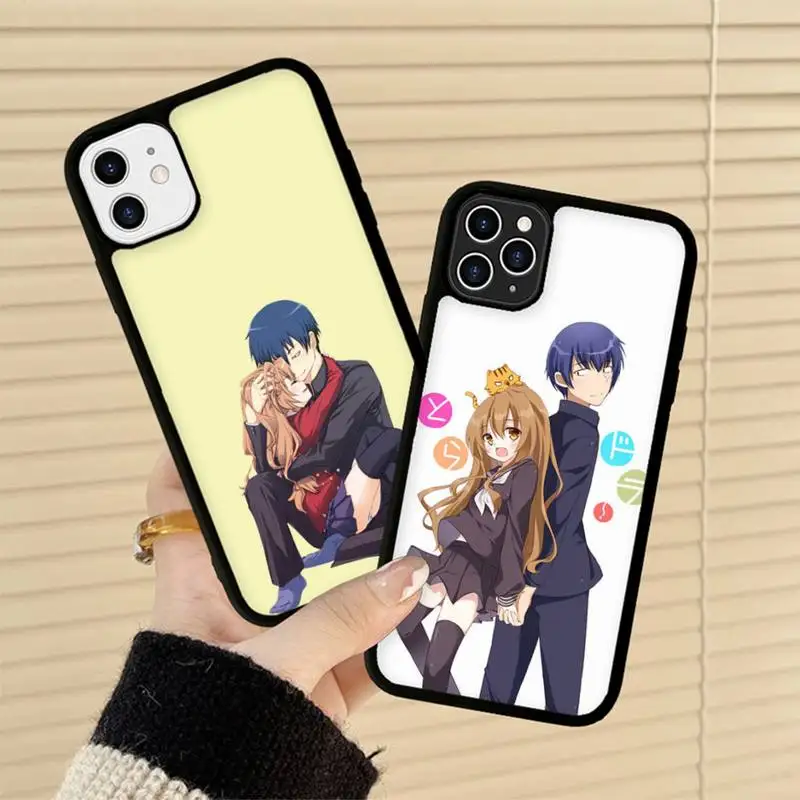 

Toradora Taiga aisaka Phone Case Silicone PC+TPU Case for iPhone 11 12 13 Pro Max 8 7 6 Plus X SE XR Hard Fundas