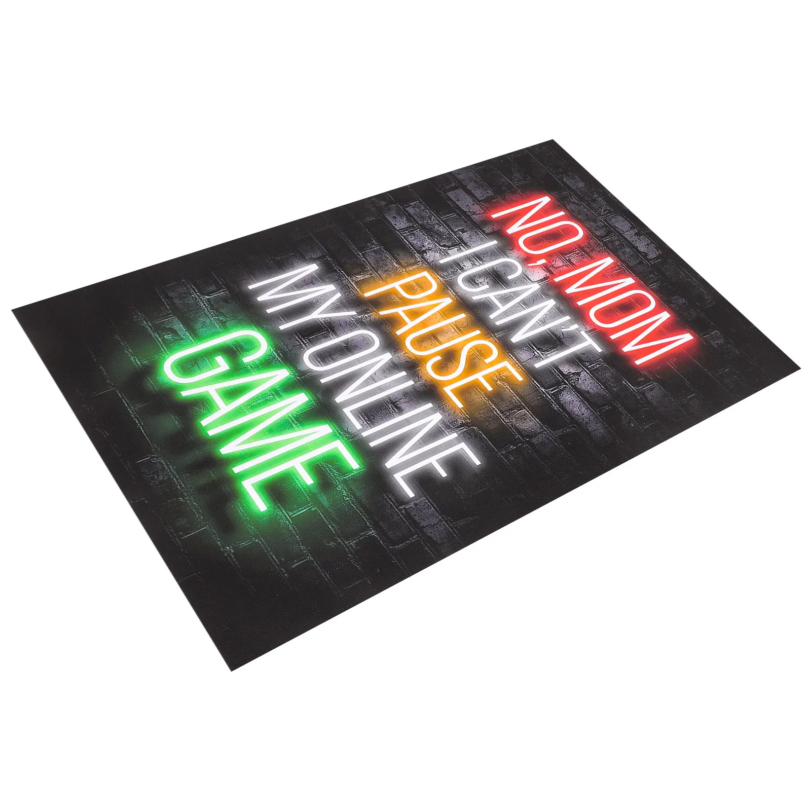 Фото Неоновый постер на холсте 20x30 для игровой комнаты, декор в ретро-стиле, постеры с видеоиграми, декор для подростковой спальни, бара, отеля №1