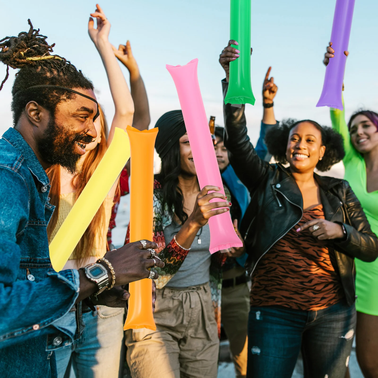 40 шт. надувные палочки для аплодисментов сувениры спортивных мероприятий и