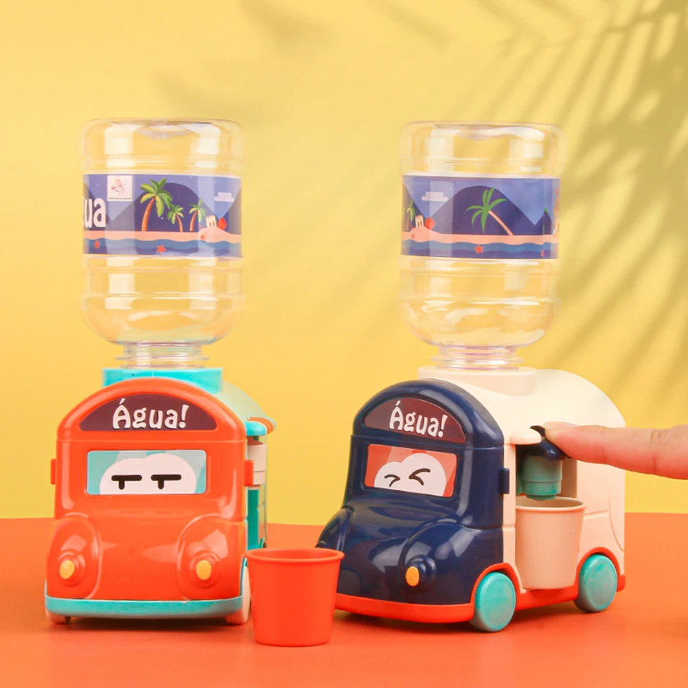 

Mini Water Dispenser Baby Toy Cartoon Miniature Drinking Water Cooler Lifelike Cute Children Cosplsy Props Home Decor Ornament
