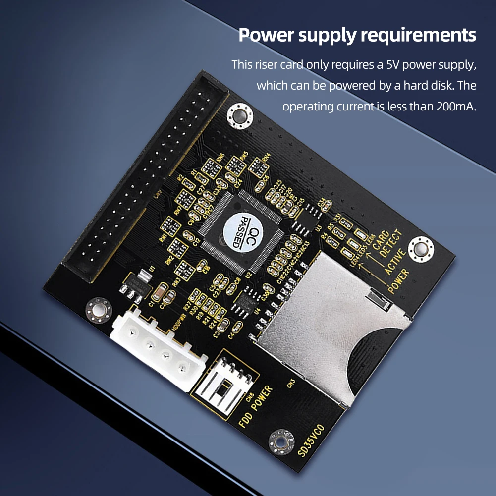 Карта-преобразователь SSD 44 контакта SD на 2 5 дюйма IDE 3 карта расширения памяти В