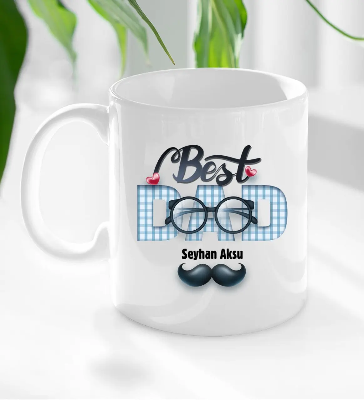 

Персонализированные Fathers Day Gift», «лучший папа дизайн кружка Bardak-1