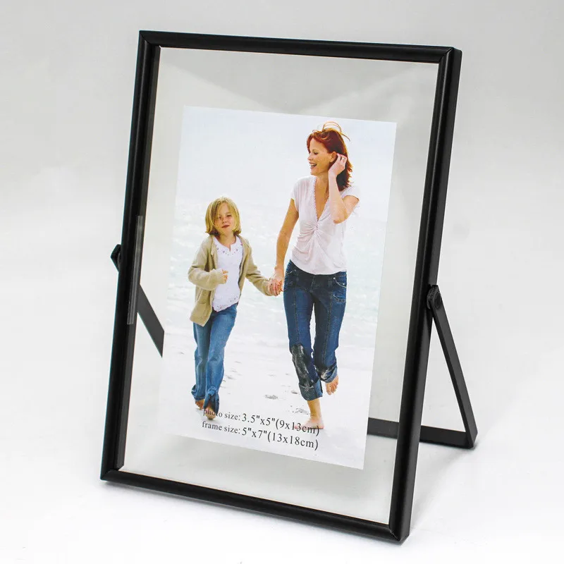 

Металлическая стеклянная фоторамка 6/7/8 дюймов