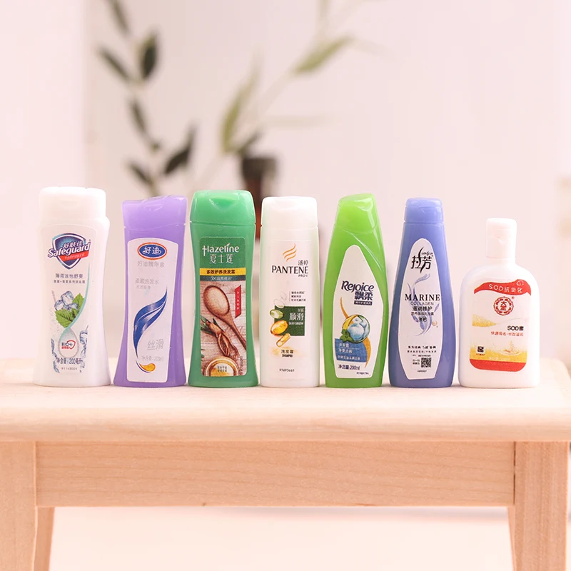 

10Pcs Dollhouse Miniature 1/12 Mini Shampoo Toothpaste Bathroom Accessories for BJD OB11 Doll House Furniture Accessories Toys
