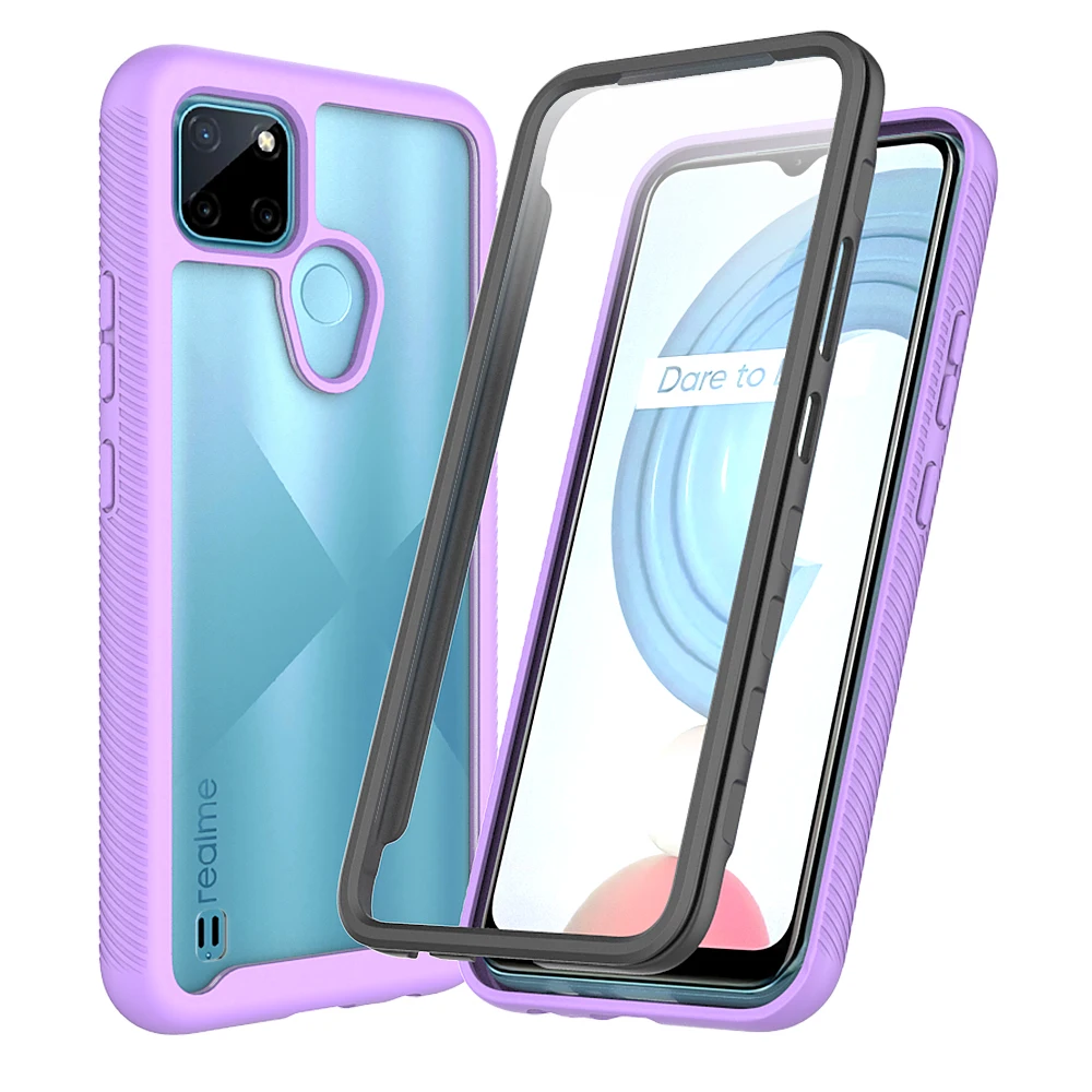 

360 Case OPPO Reno8 Reno7 Reno6 Reno5 Lite A96 A15 A16 A94 A95 Full-Body Rugged Shockproof Case with Built in Screen Protector