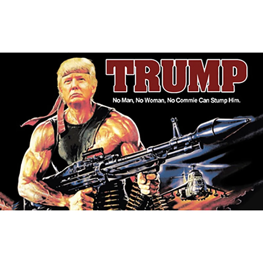 

90x150cm Trump Gun American Flag
