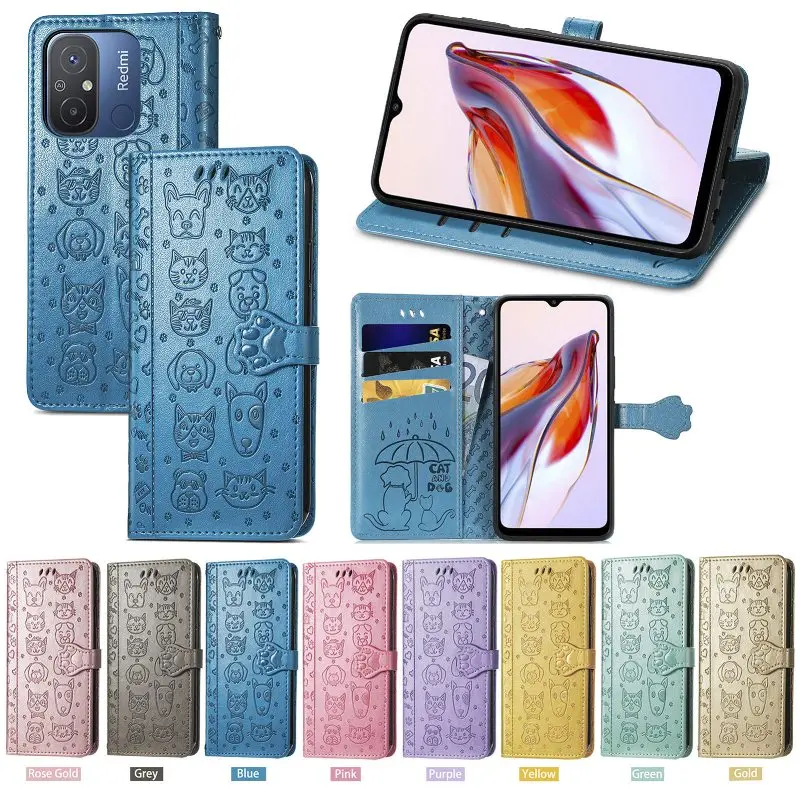 

Flip Cover Phone Case For Nothing Phone 2 Nothing Phone 1 Leather Animal Pattern Embossing Wallet Card Holder Fold Phone Cover