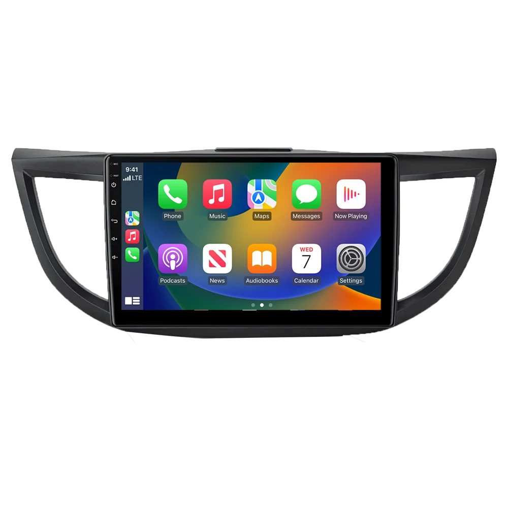 Hualingan Qualcomm665 Android 12 Car Radio for Honda CRV 2012-2016 10 Inch Touch Screen 1285G ROM Stereo with Carplay Auto