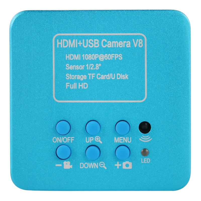 1080P SONY IMX307 промышленный HDMI USB видеомикроскоп камера U диск хранения + 100X 120X 130X зум