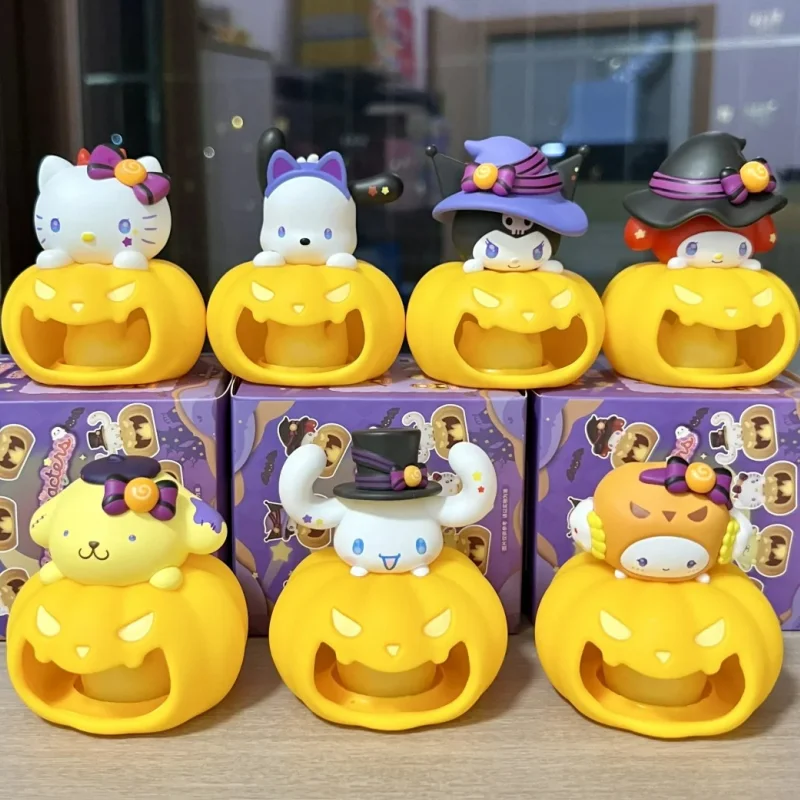 Miniso Sanrio Family Troublemaker Series ночник слепая коробка подарок на Хэллоуин милый Kuromi Hello Kitty