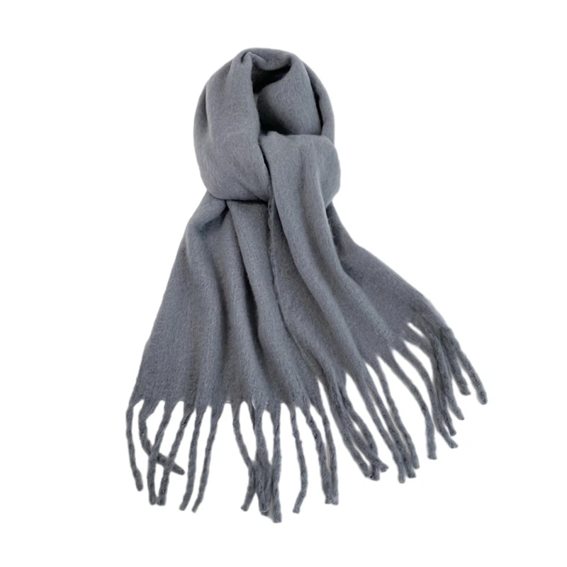 Осень-зима шикарный женский шарф Y2K универсальный роскошный зеленый европейский