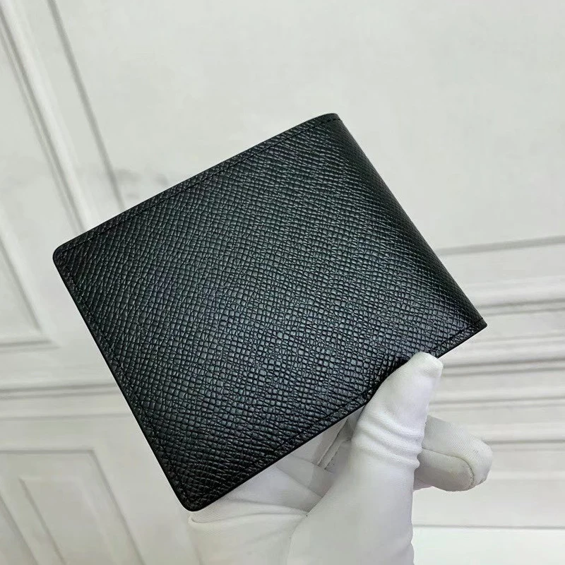

2023 Luxury Brand Wallets for Men High Quality Short Business Wallet Mens Designer Cute Purses Credit Card Holders with Gift Box
