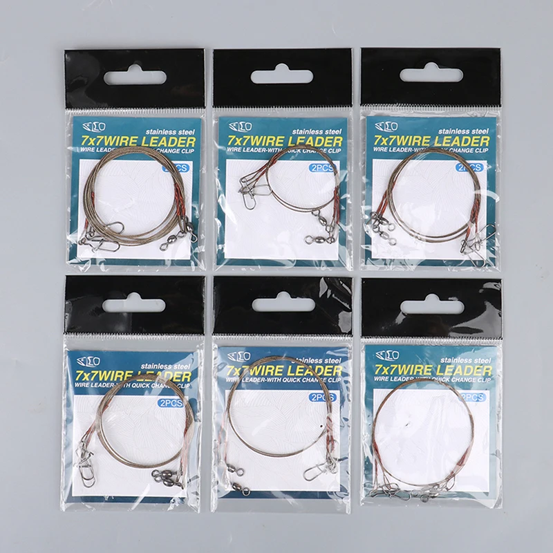 

1 Pack Steel Fishing Line Wire Line Leader Fishing Leash Anti-winding Titanium Wire Anti-bite Wire Fishing Accessories