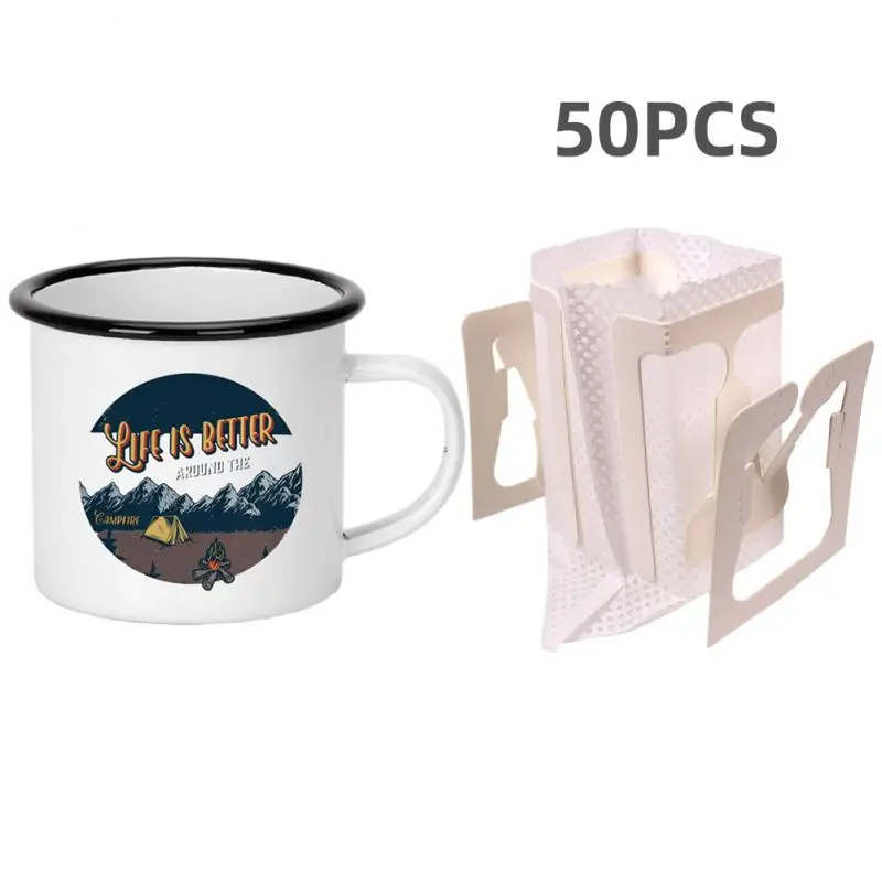 

Ear-mounted Coffee Filter Bag Convenient Disposable Easy To Use Environmental Friendly Easy To Carry Ear-mounted Coffee Filter