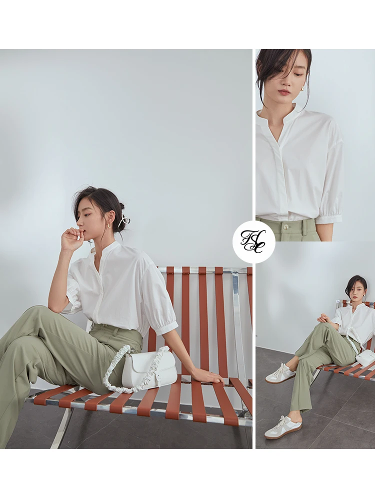 Женская рубашка с коротким рукавом |