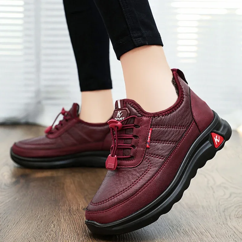 Зимние кожаные мужские ботинки на меху