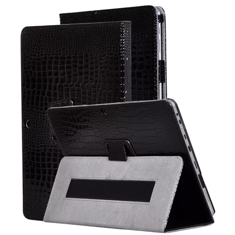 

Luxury Crocodile pattern PU Leather Case Cover for Chuwi Hi13 13.5 inch Tablet with Hand Holder + Stylus Pen