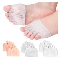 2pcs1pair toe separator hallux valgus corrector finger bunion orthotics protector overlapping forefoot pad foot care pedicure