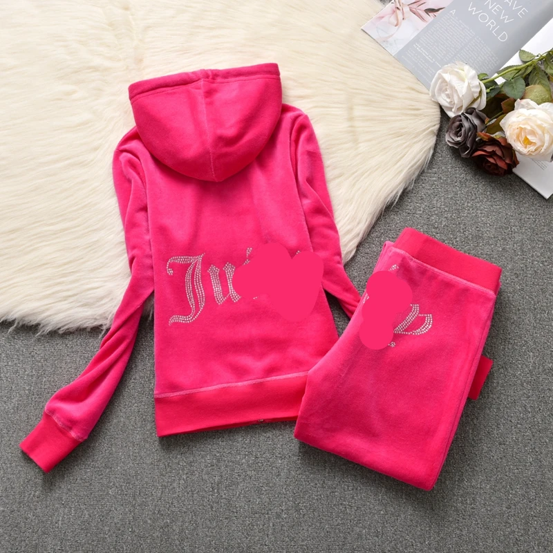 Фото Спортивный костюм 666 Sportswear: Велюровый комплект Y2K (худи и брюки) для женщин, весна-осень №1