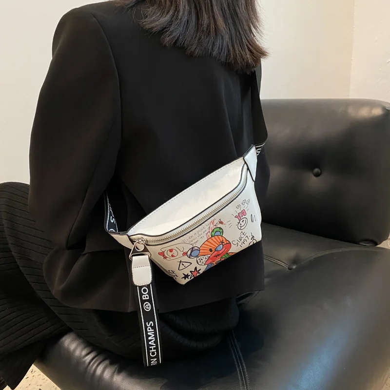 Новинка 2023 модная Милая нагрудная сумка через плечо маленькая поясная