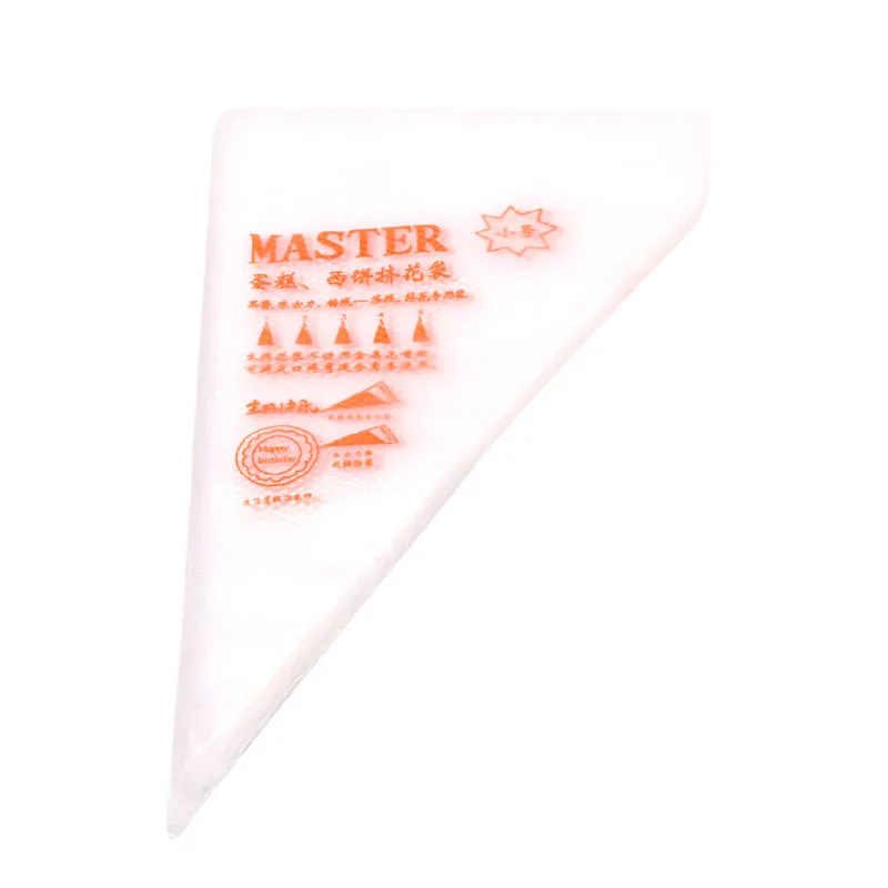 

2023 New 100Pcs Disposable bag Piping Icing Nozzle Fondant Cake Decorating Pastry New