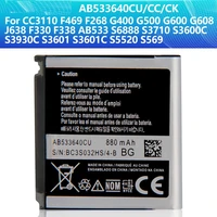 new replacement battery ab533640cc ab533640cu ck ce for samsung s6888 s3710 s3600 gt s3600i s3930c s3601 s5520 s569 f338 880mah