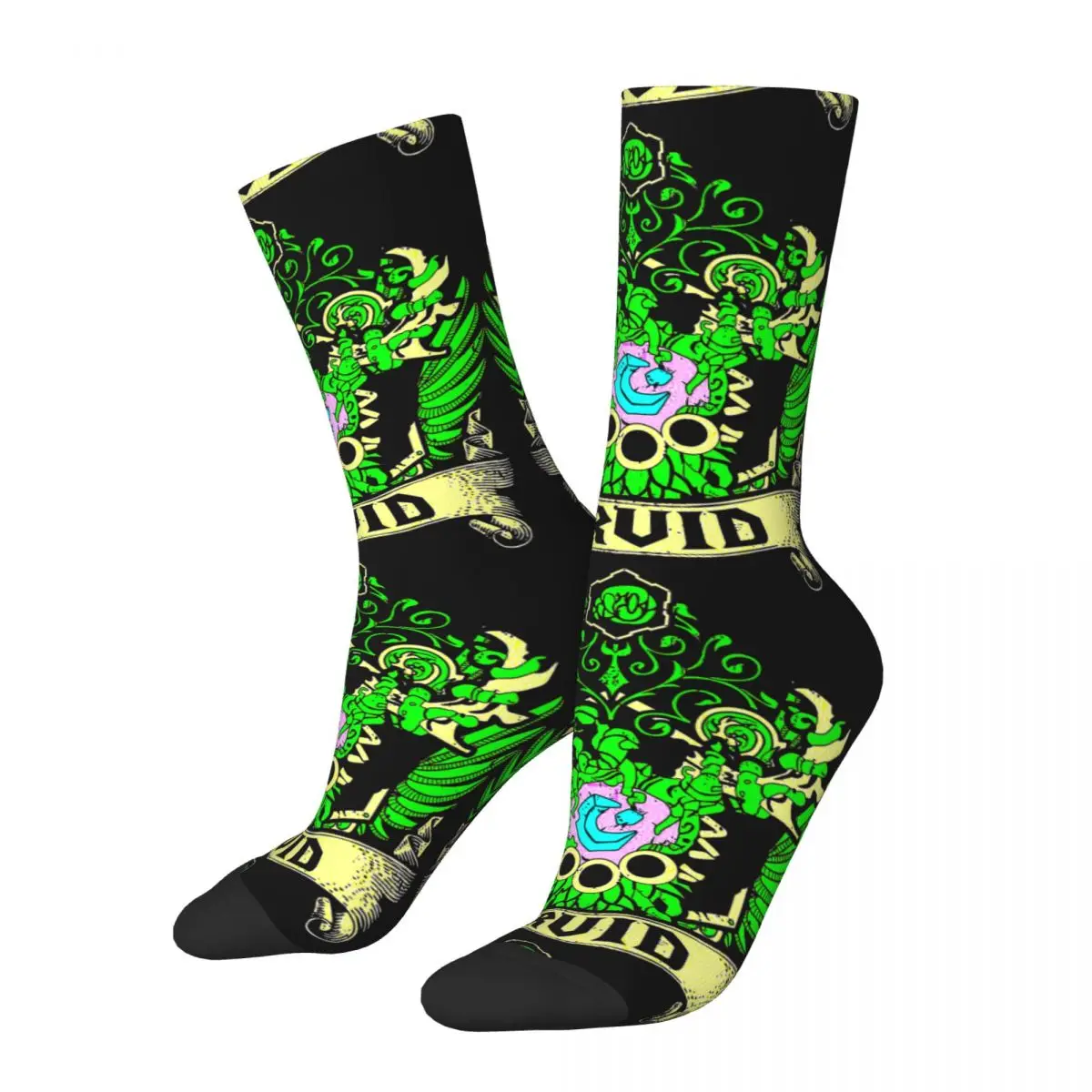 

Hip Hop Retro DRUID - ELITE EDITION Crazy Men's compression Socks Unisex World of Warcraft Role-playing Game Printed Crew Sock