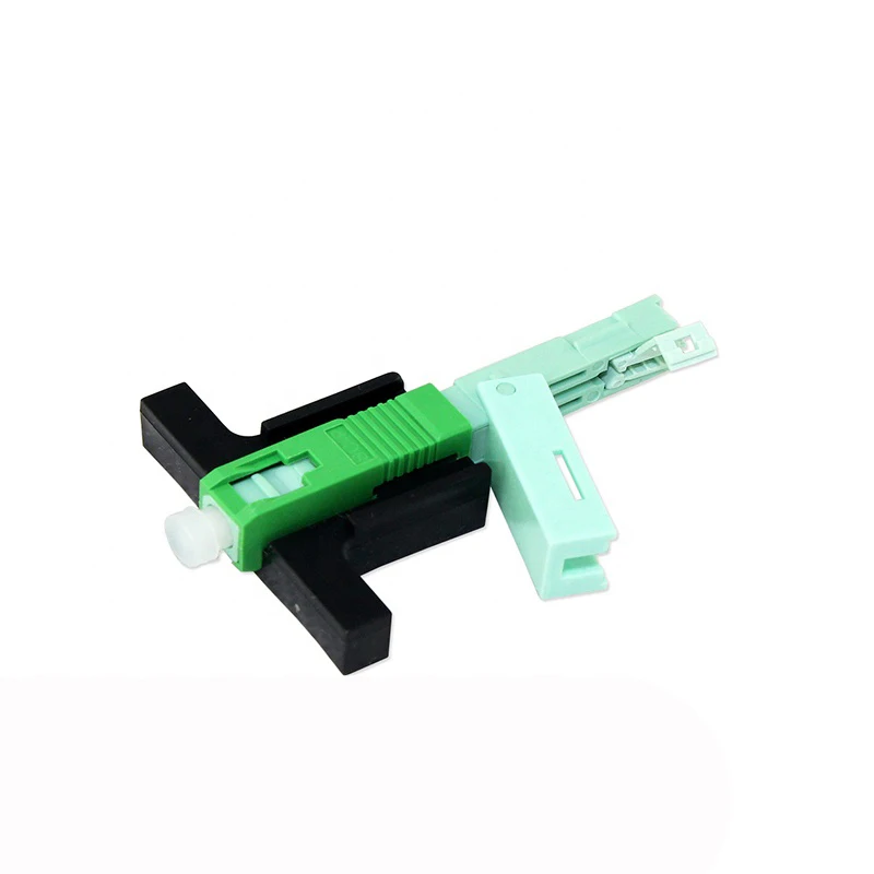 100/200pcs High Quality 53MM SC APC/SC UPC Single-Mode Optical Connector FTTH Tool Cold Connector   Fiber Optic Fast Conector