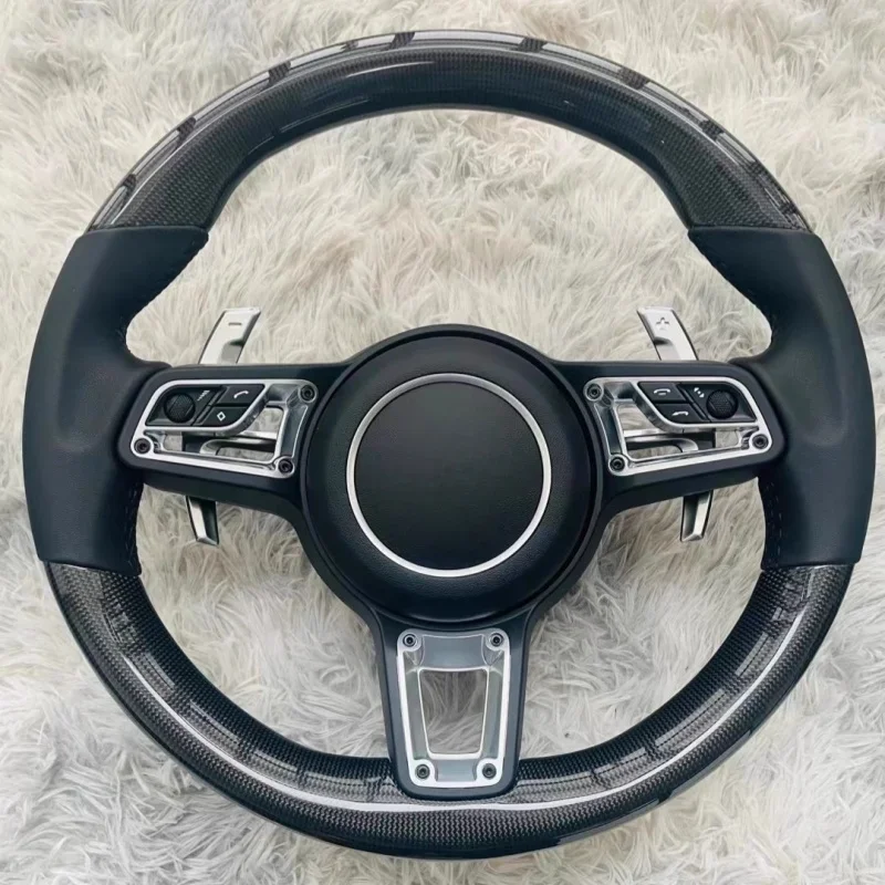 Кастомизированный цветной кожаный спортивный руль для Panamera, Cayenne, 957, 911, 958, 97, аксессуары для автомобилей. (art.: 3920db3307cce) - 3920db3307cce