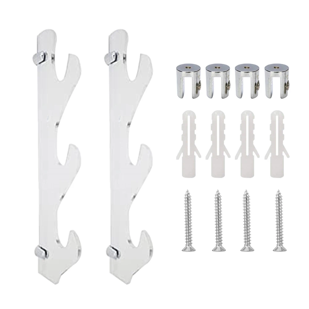 

1 пара универсальных аксессуаров, крючок для гостиной, акриловая вешалка для меча, портативная вешалка для катаны, легкая установка, подарок...