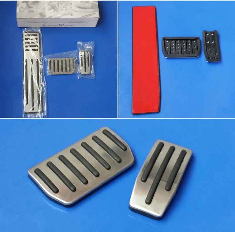 Алюминиевый сплав без сверления для Tesla Model S X газ топливный тормоз ног педали