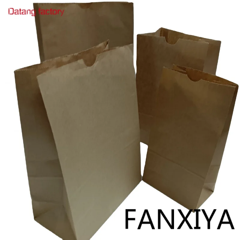 

SP1041 Recyclable disposal Biodegradable Eco Away Fast Food Bread Snack Takeout Takeaway Brown Kraft Paper Bag Packaging