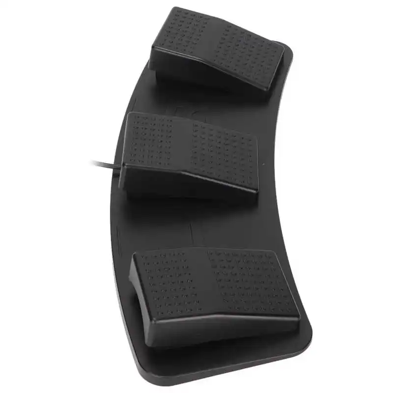 

USB Triple Foot Switch Pedal Little Resistance USB Triple Foot Pedal for Zooming for Playing games for