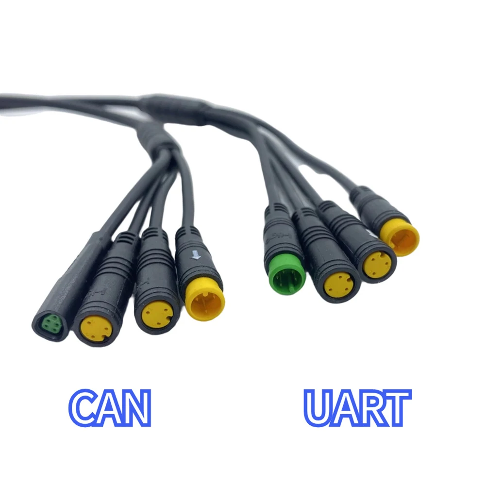 

Durable E-Bike Motor Cable 1T4 Wire About 60g Black Brake Display Connector For Bafang M400 G330 G510 M620 Line