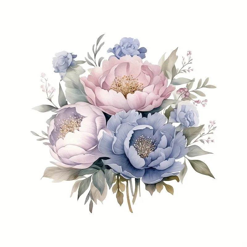 

Наклейки на унитаз с цветком, ПВХ