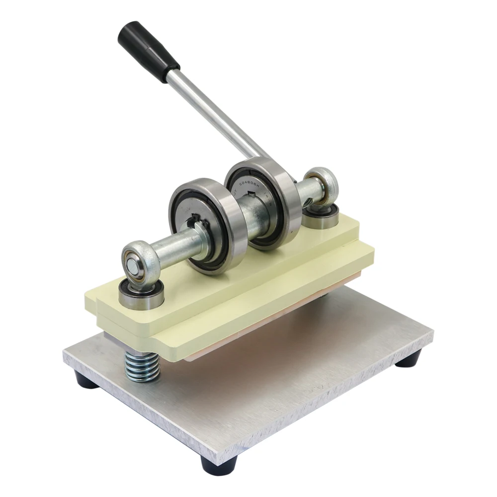 Скидка Машина для высечки кожи, Ручной пресс, ручной штамповочный пресс для кожи，ручной резак, пресс для кормления шириной 15 см, для кожевенного ре...