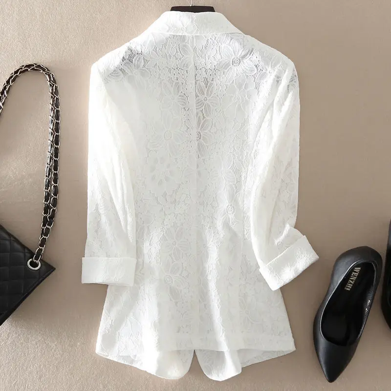 Женское летнее Болеро тонкий белого цвета платье с рукавом три четверти и