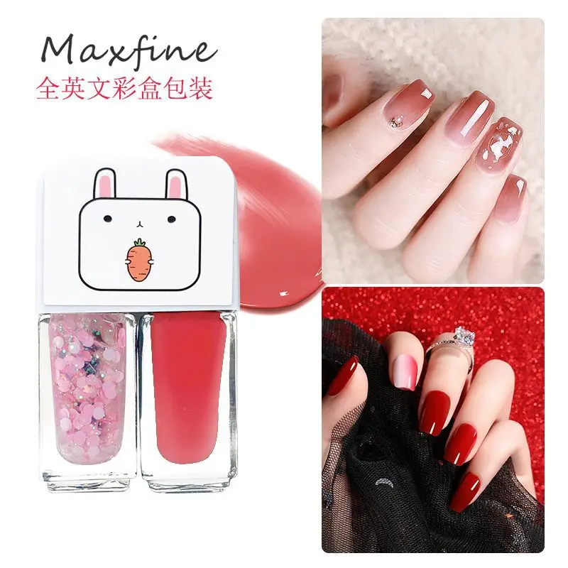 

Korean Nails Set Press on Professional Material Nail Art Fake Nails With Glue Free Items With Free Shipping False Fingerlights
