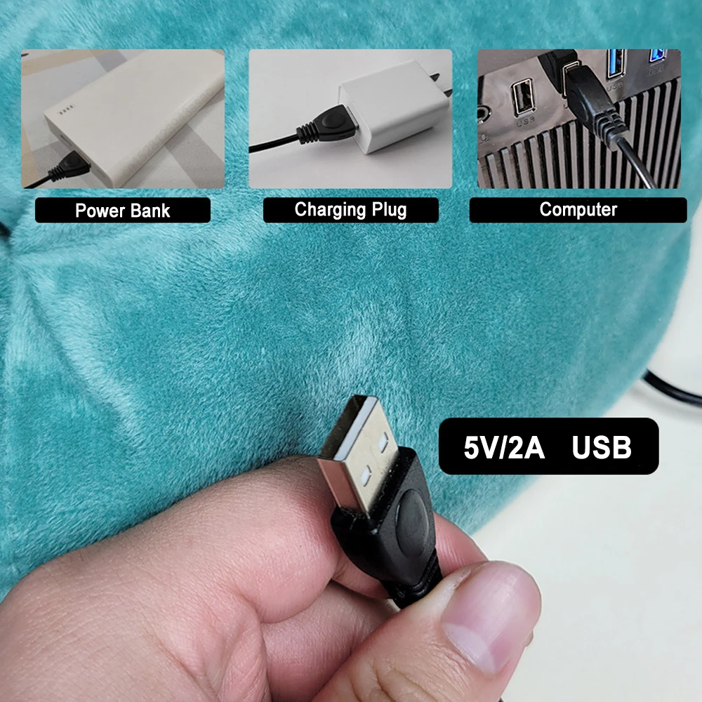Электрический подогреватель для ног USB портативный с 3 регулируемой температурой