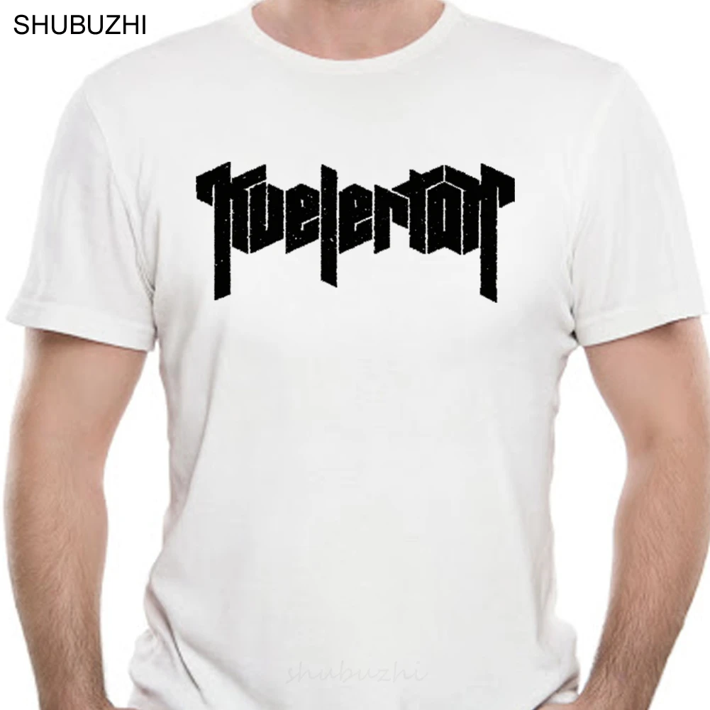 

KVELERTAK LOGO GREY T SHIRT HEAVY METAL BLACK N ROLL CANCER BATS S-XXL male brand teeshirt men summer cotton t shirt