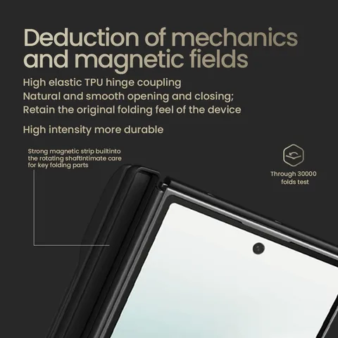 Nillkin для Samsung Galaxy Z Fold 7, складной магнитный защитный чехол с ручкой, арамидное волокно, ТПУ CarboProP, защитный чехол