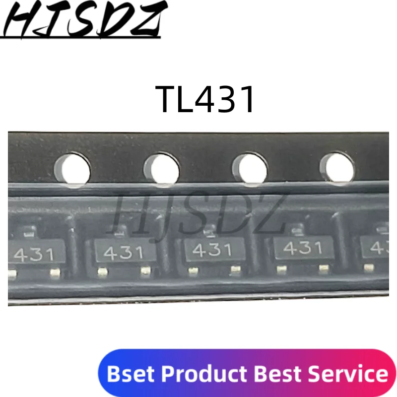 50 unids/lote TL431 431 CJ431 SOT-23 TL431A SOT23 SOT SMD nuevo y оригинальный чипсет IC в наличии