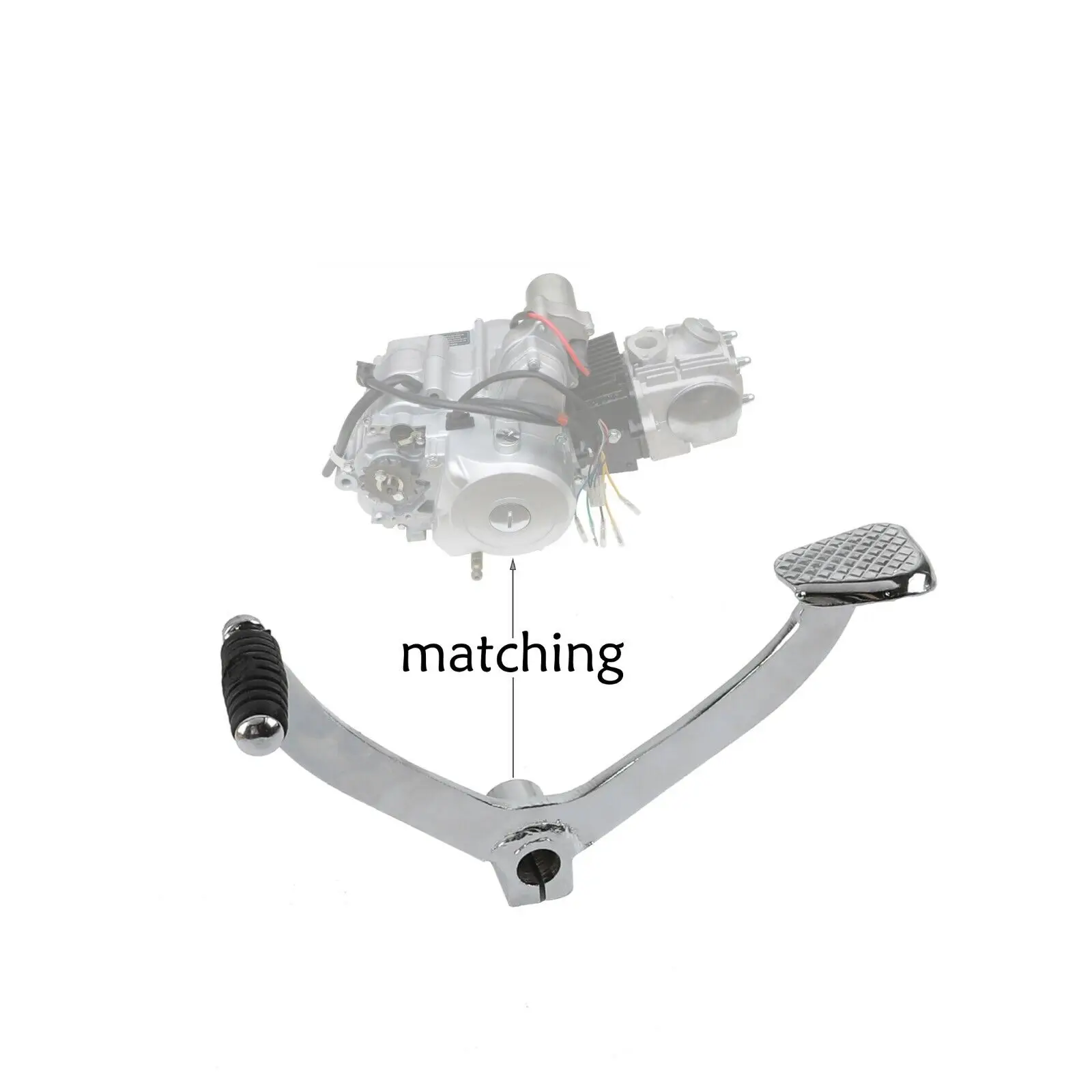 

Gear Shift Shifter Lever for ATV Quad Go Kart Engine Motor w/ Reverse 3+1