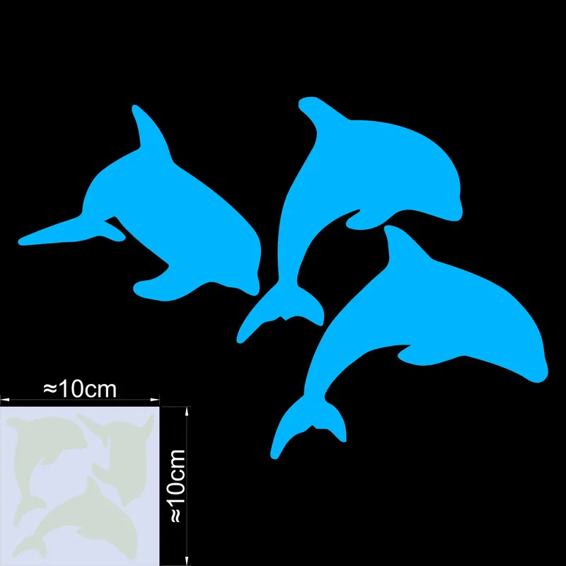 

NICELET Светящиеся наклейки дельфин 10 см