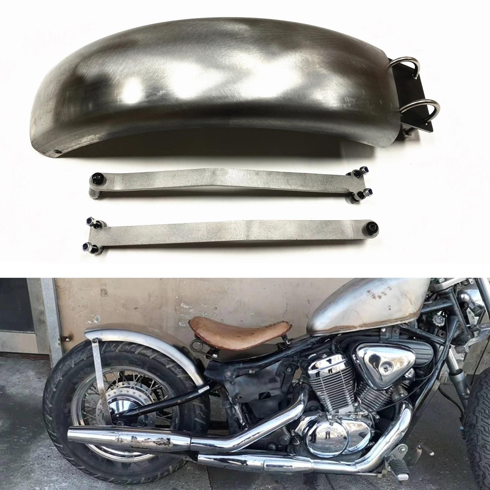 Фото Пластина заднего крыла мотоцикла для Honda Shadow Steed 400. 600 VLX 400 600, хвостовое колесо мотоцикла, брызговик, брызговик №2