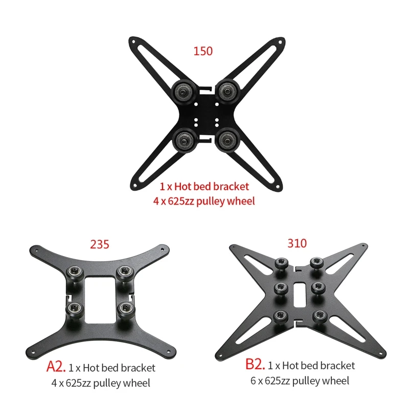 

Детали для 3D-принтера B0KA, платформа для печати на кареточках с подставкой Ender 3 Cr-10 YAxis, набор для сборки «сделай сам» из алюминия